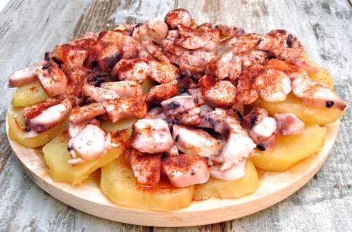 Pulpo a la gallega exprés