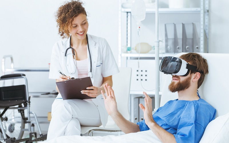 Realidad virtual para evadirse del hospital